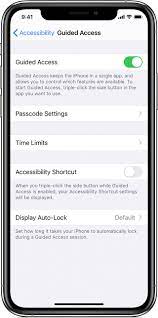 use guided access with iphone ipad