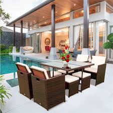 Outdoor Rattan Chairs Patio Furniture Sets
