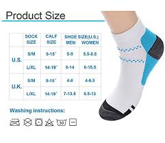 Bluetree 6 Pair Compression Socks For Women And Men