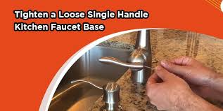 loose single handle kitchen faucet base