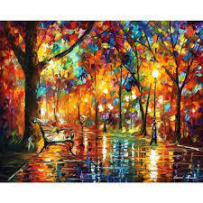 Colorful Night Colorful Painting By L