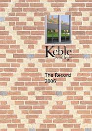 The Record 2006 Keble College
