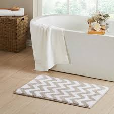 better trends pegs 100 cotton 3 piece bath mat towel beige