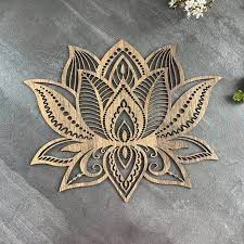 Lotus Mandala Laser Cut Lotus Lotus