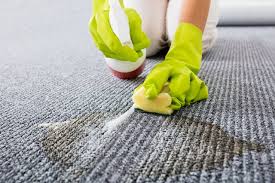 remove brown water stains on a carpet