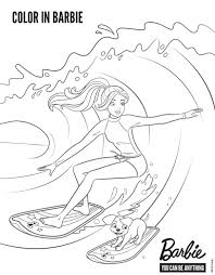 Well, in relation to the barbie coloring pages, you can find it in the coloring book for the kid. Barbie Dolphin Magic Coloring Pages Pic Voice