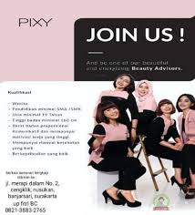 Mimin gastriyo posting lowker 25 lowker terbaru nih. Loker Solo Beauty Advisors Di Pixy Surakarta