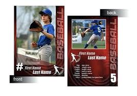 Trading Card Template Photoshop Baseball Free Download Football
