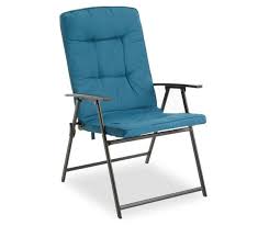 Sea Blue Oversize Padded Folding Chair