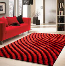 amazing rugs 3d gy 8 x 11 black red