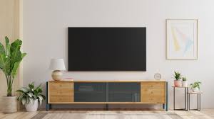 Tv Wall Mounted In A Living Room