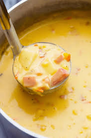 ham and potato cheddar soup recipe
