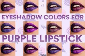 eyeshadow colors that go with purple