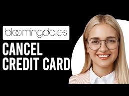 cancel bloomingdale credit card