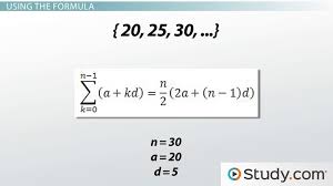 Sum Of Arithmetic Sequence Formula