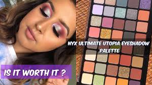 nyx ultimate utopia eyeshadow palette