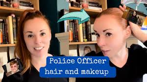 police officer hair and makeup you