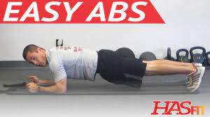 easy abs workout for beginners hasfit