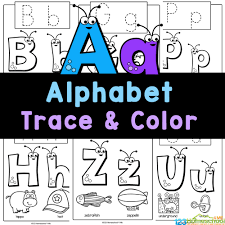 free printable abc alphabet trace and