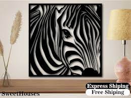 Buy Zebra Print Wall Decor House Gift