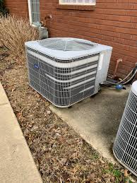 hvac unit is frozen in winter