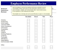 Performance Appraisal Form For Project Manager Employee Review Forms