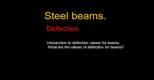 deflection of steel beams