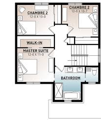 3 Bedroom Transitional House Plan With