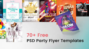 70 free psd party flyer templates to