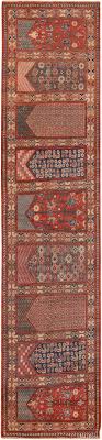 rare antique khotan prayer saf rug