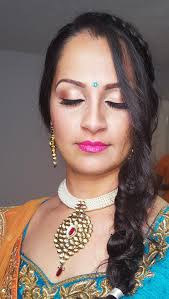 indian wedding makeup bright pops of