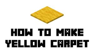 minecraft survival how to make yellow