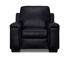 Icon Black Leather Chair Leon S