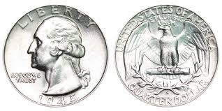 1945 S Washington Silver Quarter Coin Value Prices Photos