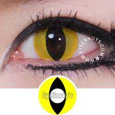 Find cat eye contacts, costume contact lenses, theatrical contacts, zombie contacts and more. Buy Geo Animation Yellow Cat Eye Halloween Contact Lenses Eyecandys
