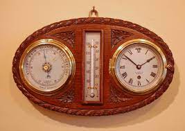 Nautical Wall Clock Barometer