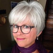 Even more, you may have one of the best short hairstyles for women with grey hair and glasses if you apply short messy curly haircut. Hairstyles For Gray Fine Hair