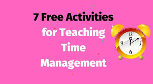 7 time management training activities