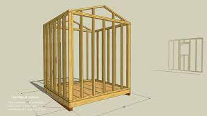 instructions for how to frame a shed