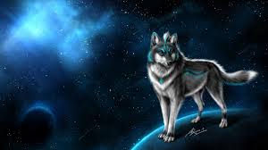 cool galaxy wolf wallpapers hd