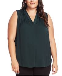 Plus Size Inverted Pleat Top