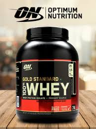 on gold standard whey protein powder at