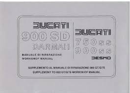 ducati 900sd 750ss 900ss work manual