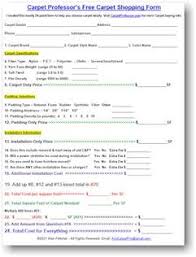 10 free carpet ping forms guides