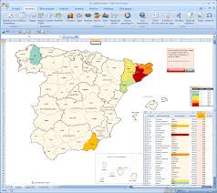 Outline map of spain showing the boundary and shape of the country. Maps Of Spain