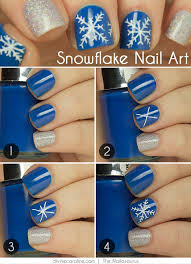 diy snowflake nail art tutorials musely