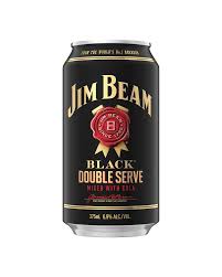 jim beam black double serve bourbon