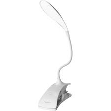 Macally Rechargeable Clip On Led Book Reading Light Booklight