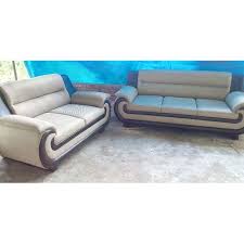 Many types of fabrics are used in upholstery, from synthetics, such as polyester, to natural fibers, such as cotton, to blends of both. Wooden 5 Seater Jute Fabric Sofa Set For Home Rs 42000 Set Zera Sofa Id 10775275288