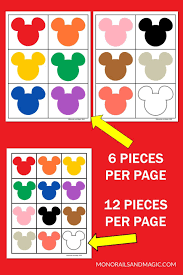 mickey colors memory game free